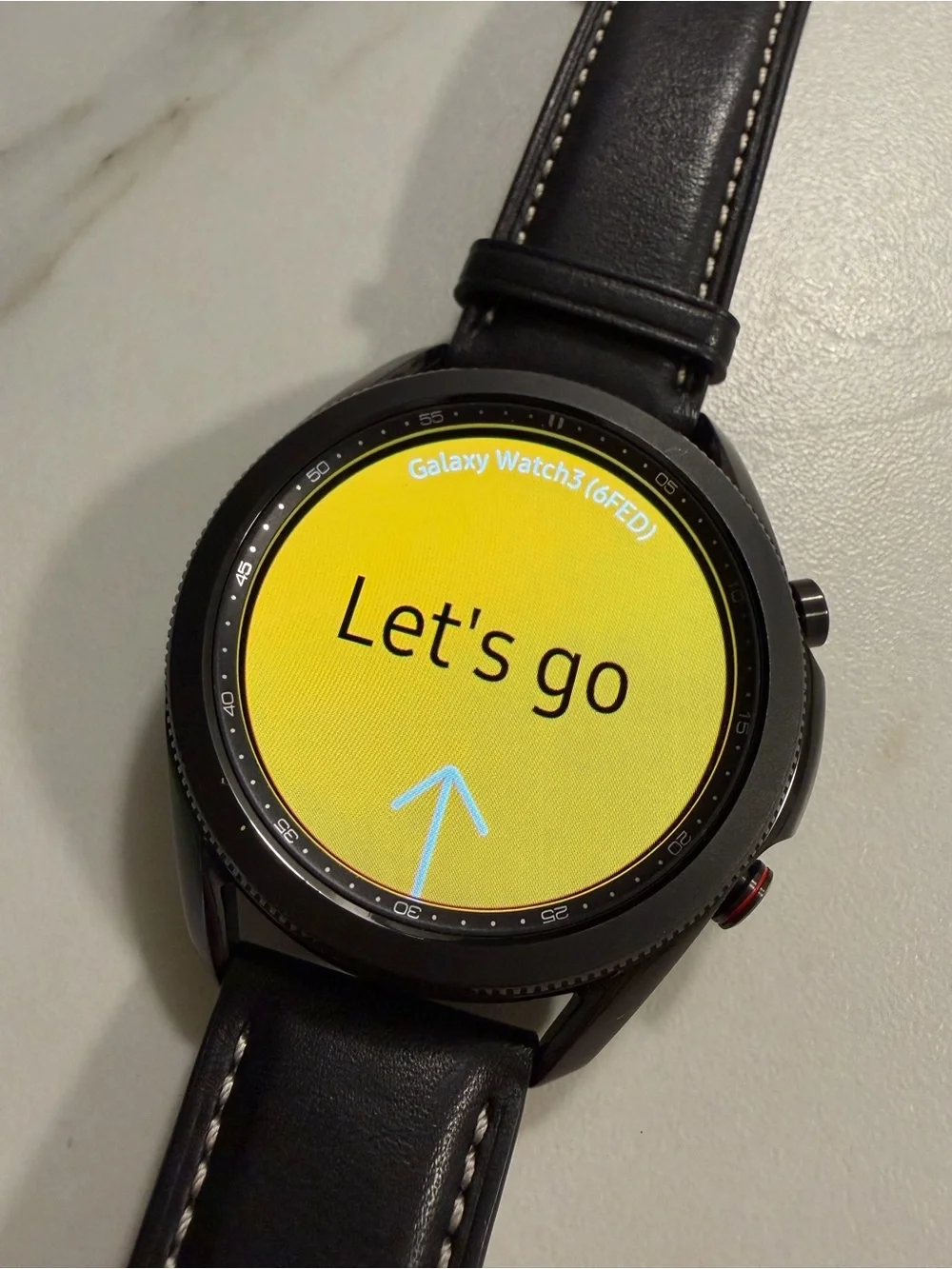 Samsung Galaxy Watch 3 Active S7 Classic Black Leather Smartwatch